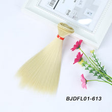 Load image into Gallery viewer, Bybrana 15cm*100cm and 25cm*100cm Long straight High Temperature Fiber BJD SD Wigs DIY hair for dolls Free shipping