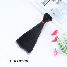 Load image into Gallery viewer, Bybrana 15cm*100cm and 25cm*100cm Long straight High Temperature Fiber BJD SD Wigs DIY hair for dolls Free shipping
