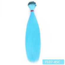 Load image into Gallery viewer, Bybrana 15cm*100cm and 25cm*100cm Long straight High Temperature Fiber BJD SD Wigs DIY hair for dolls Free shipping
