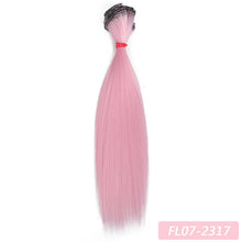 Load image into Gallery viewer, Bybrana 15cm*100cm and 25cm*100cm Long straight High Temperature Fiber BJD SD Wigs DIY hair for dolls Free shipping
