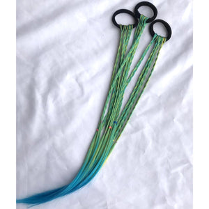 2020 New Cute Girls Elastic Hair Rope Rubber Bands Braides Hair Accessories Wig Ponytail Hair Ring Kids