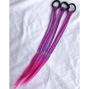 2020 New Cute Girls Elastic Hair Rope Rubber Bands Braides Hair Accessories Wig Ponytail Hair Ring Kids