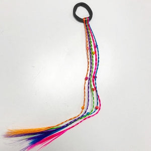 2020 New Cute Girls Elastic Hair Rope Rubber Bands Braides Hair Accessories Wig Ponytail Hair Ring Kids