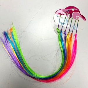 2020 New Cute Girls Elastic Hair Rope Rubber Bands Braides Hair Accessories Wig Ponytail Hair Ring Kids