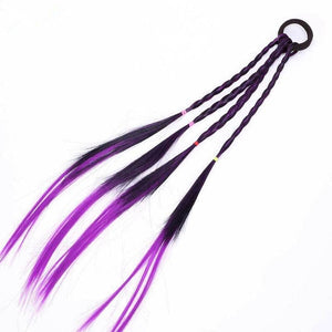 2020 New Cute Girls Elastic Hair Rope Rubber Bands Braides Hair Accessories Wig Ponytail Hair Ring Kids